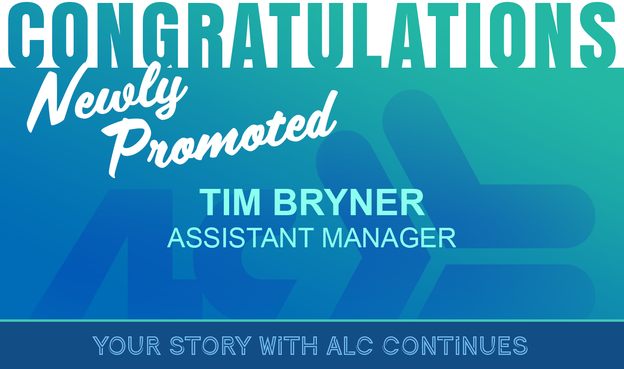 Tim Bryner Promoted to Assistant Manager of ALC Cincinnati Office