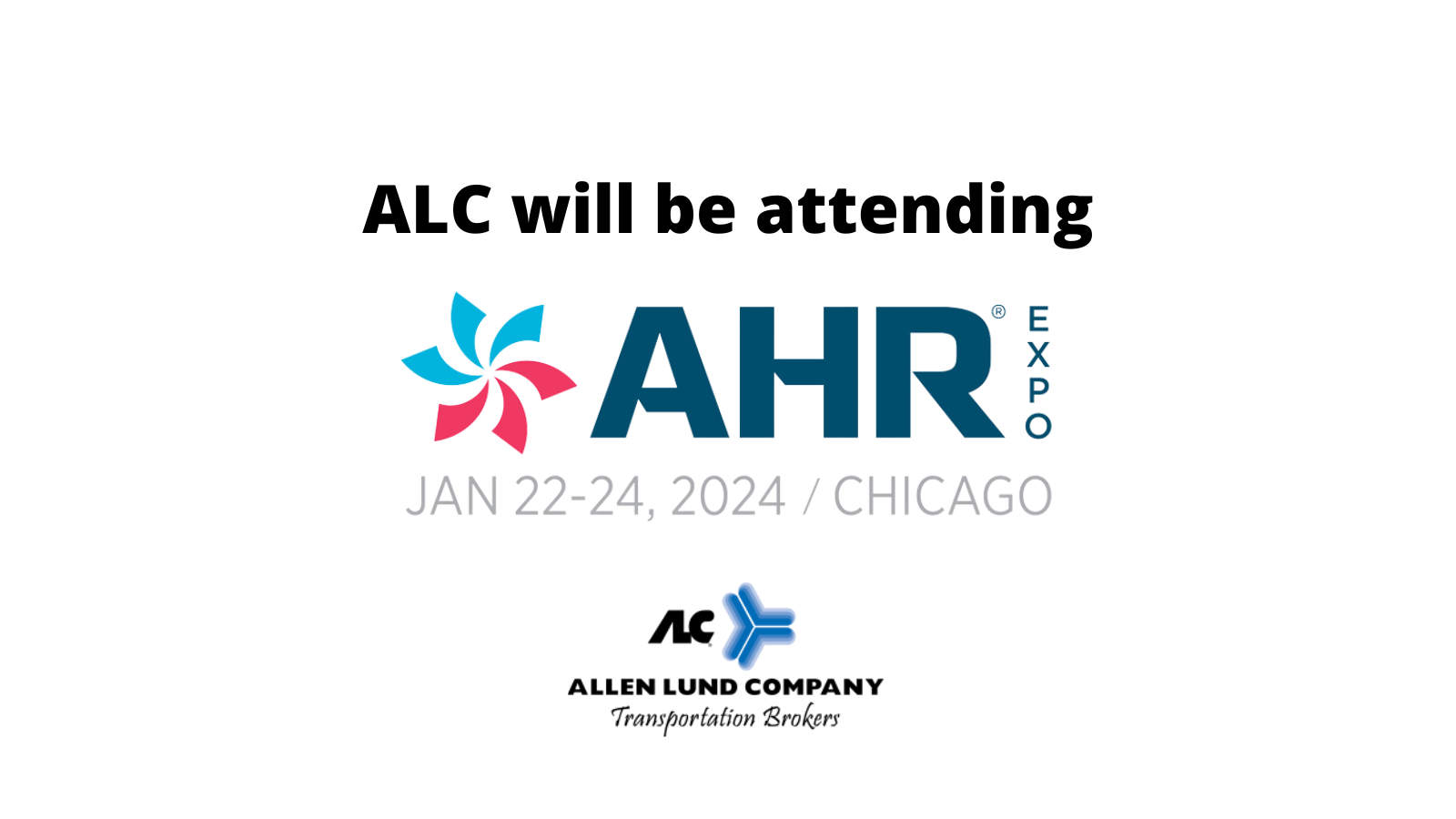 ALC will be attending AHR Expo