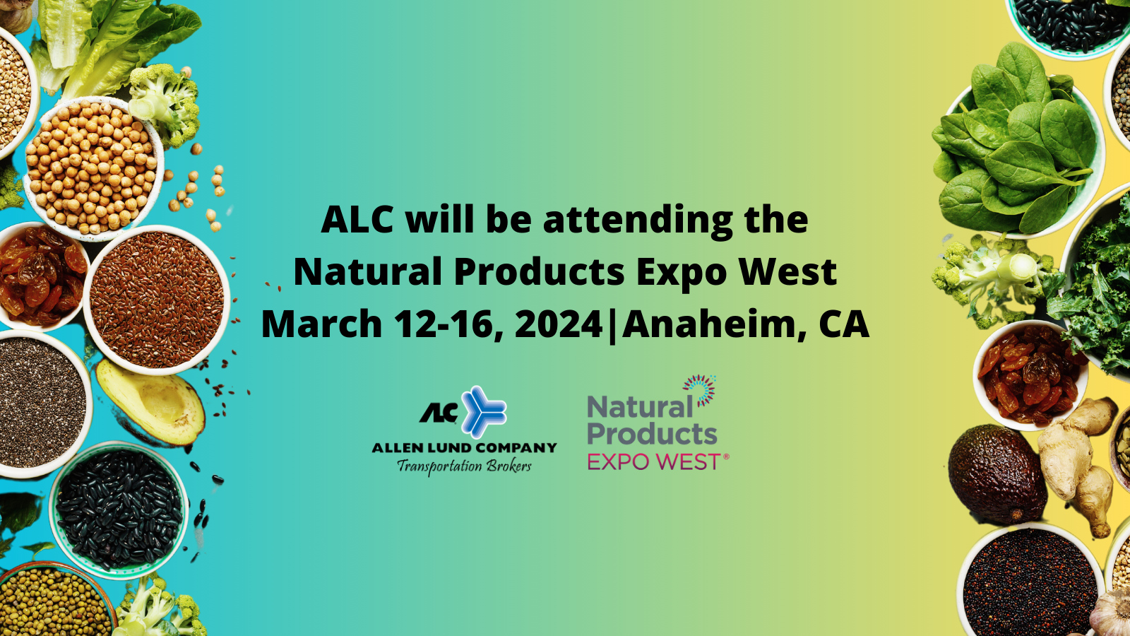 ALC will be attending Natural Products Expo West 2024