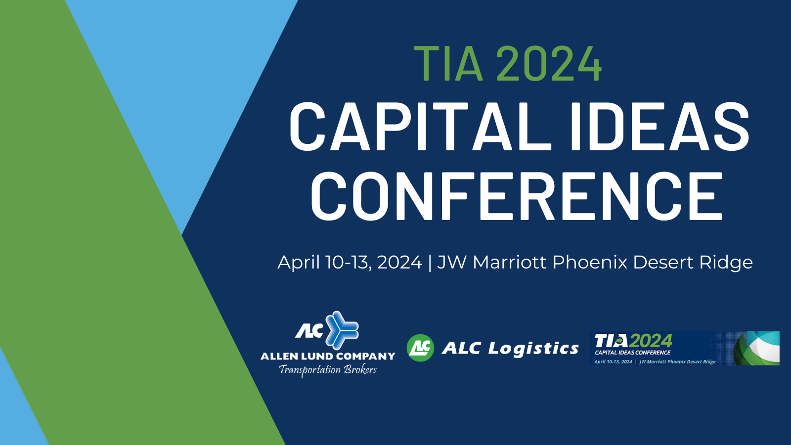 ALC will be attending the TIA Capital Ideas Conference 2024