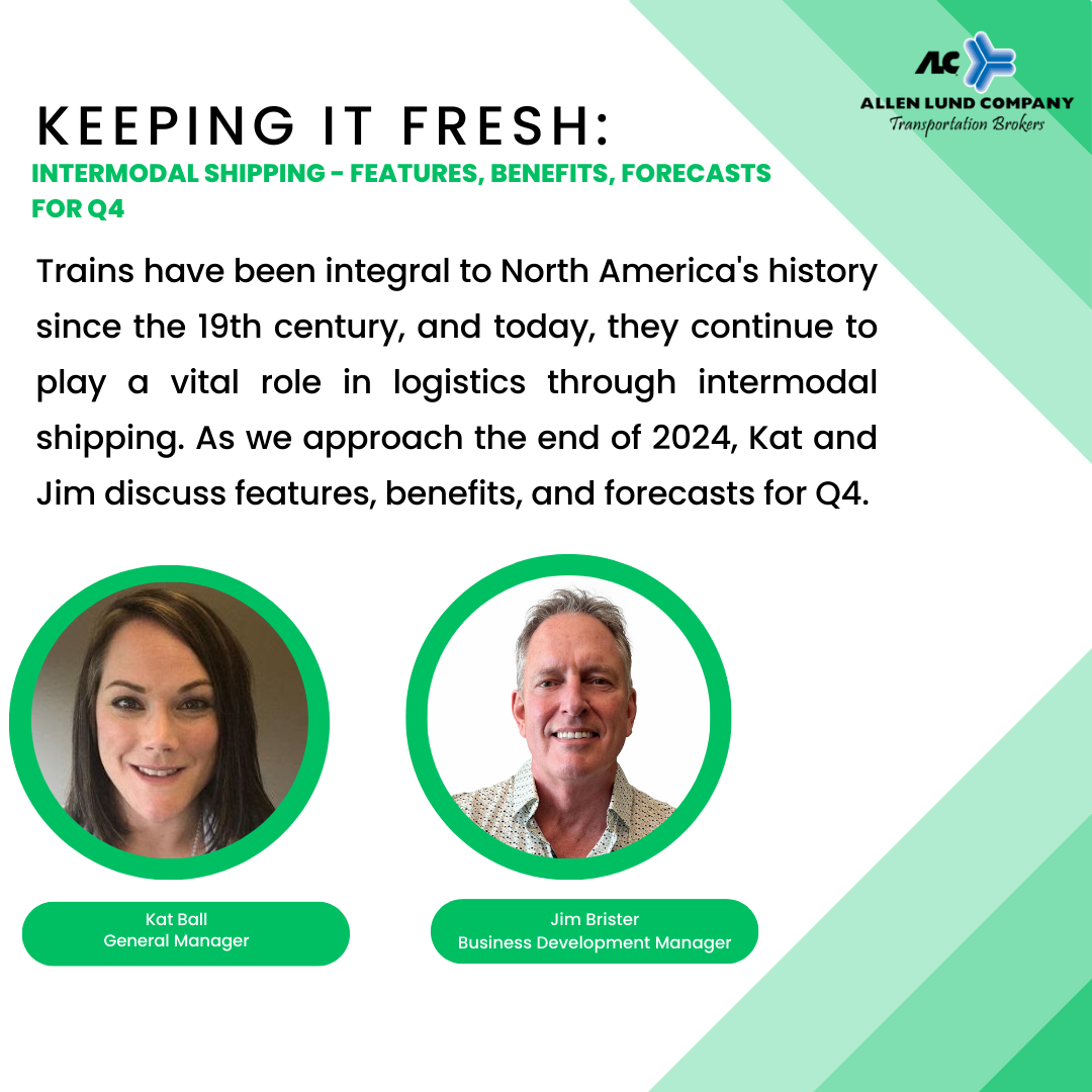 Intermodal Shipping – Features, Benefits, and Forecasts for Q4