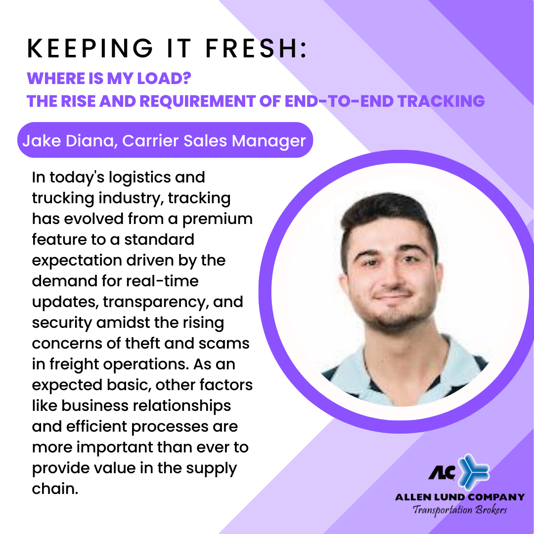 Where Is My Load? The Rise and Requirement of End-to-End Tracking