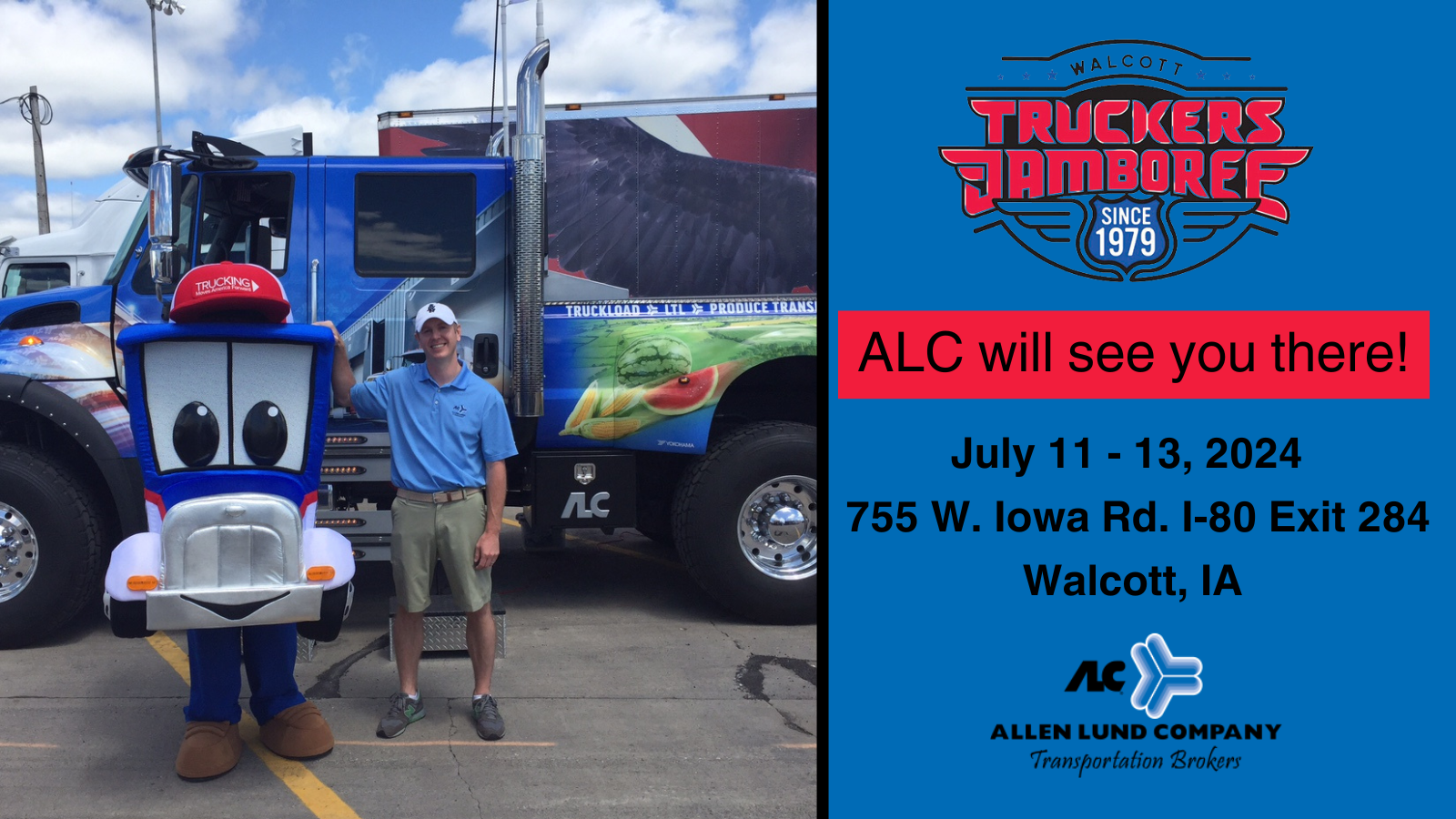Big Al will be exhibiting at the Walcott Truckers Jamboree