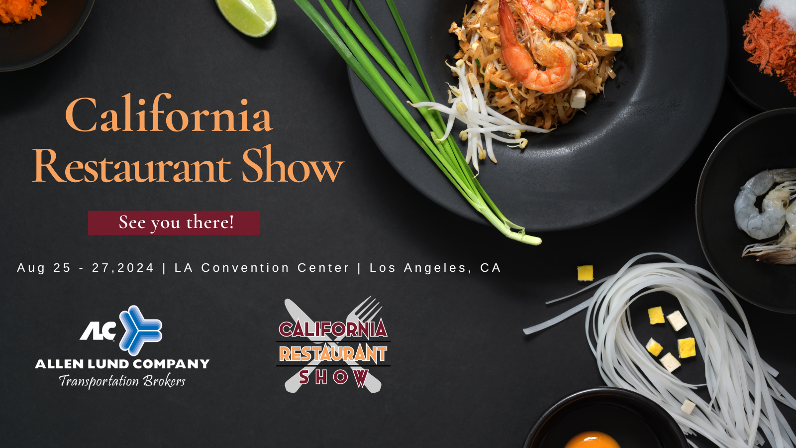 ALC will see you at the California Restaurant Show