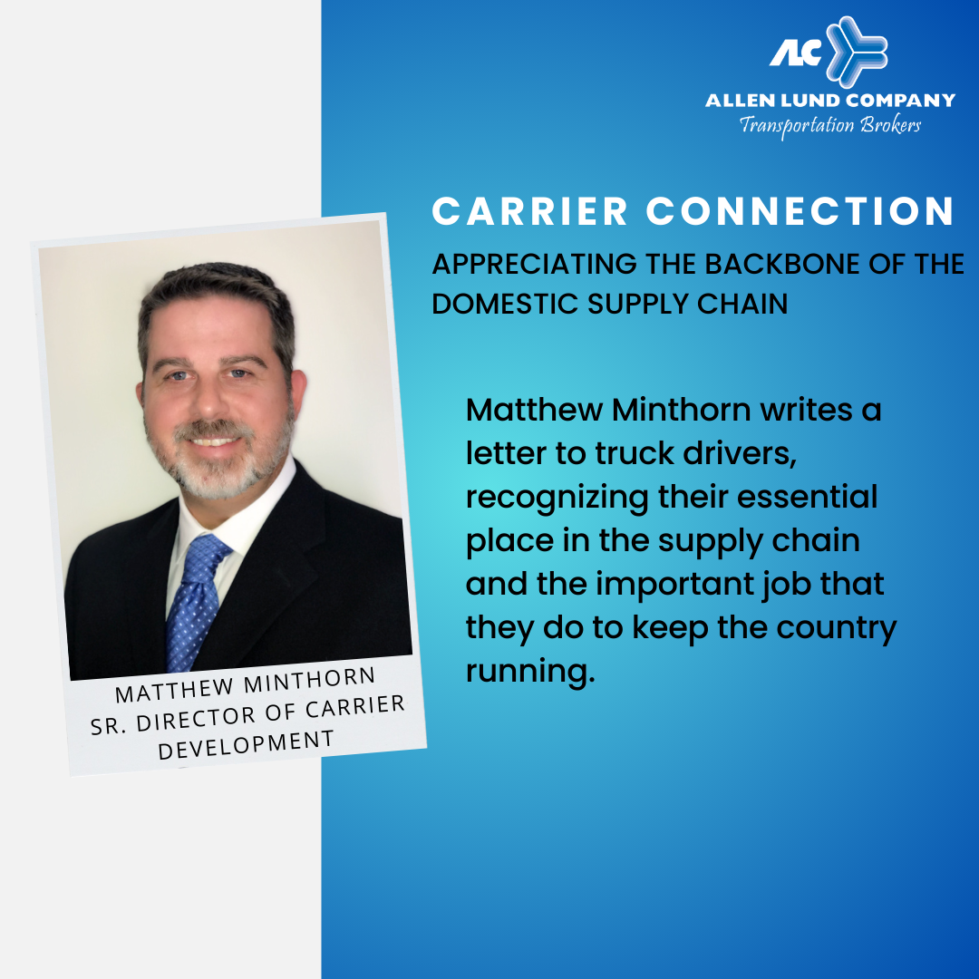 Appreciating the Backbone of the Domestic Supply Chain