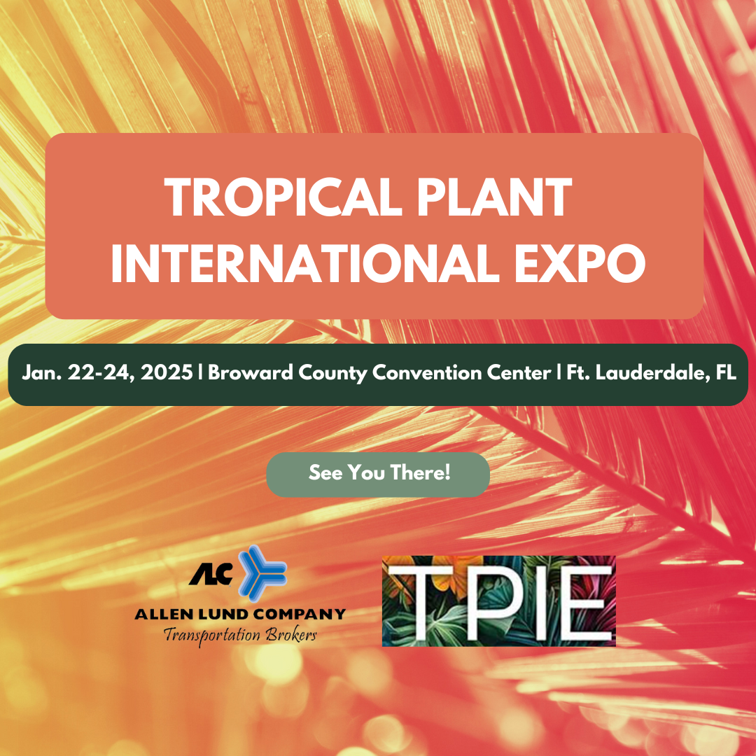 ALC will be attending the Tropical Plant International Expo 2025