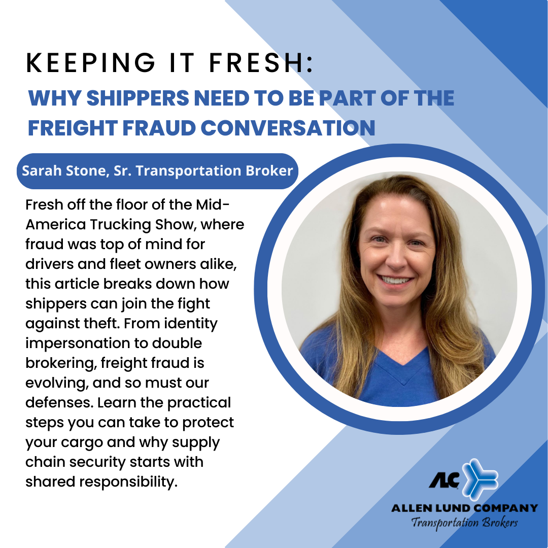 Why Shippers Need to Be Part of the Freight Fraud Conversation