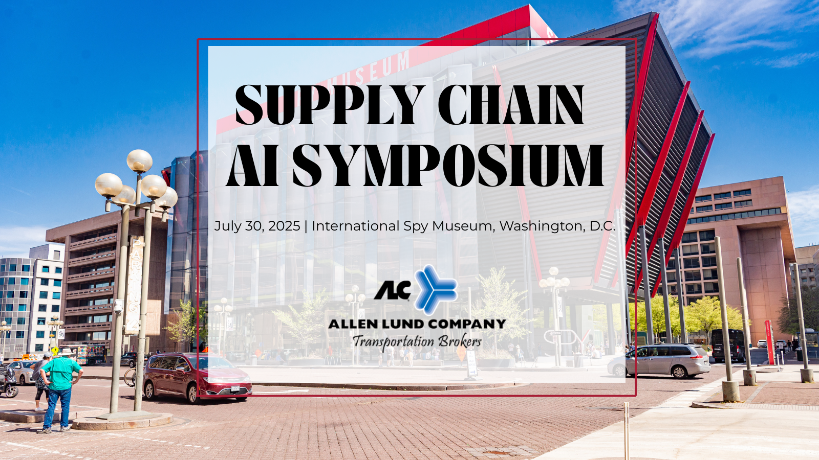 ALC will be attending the Supply Chain AI Symposium